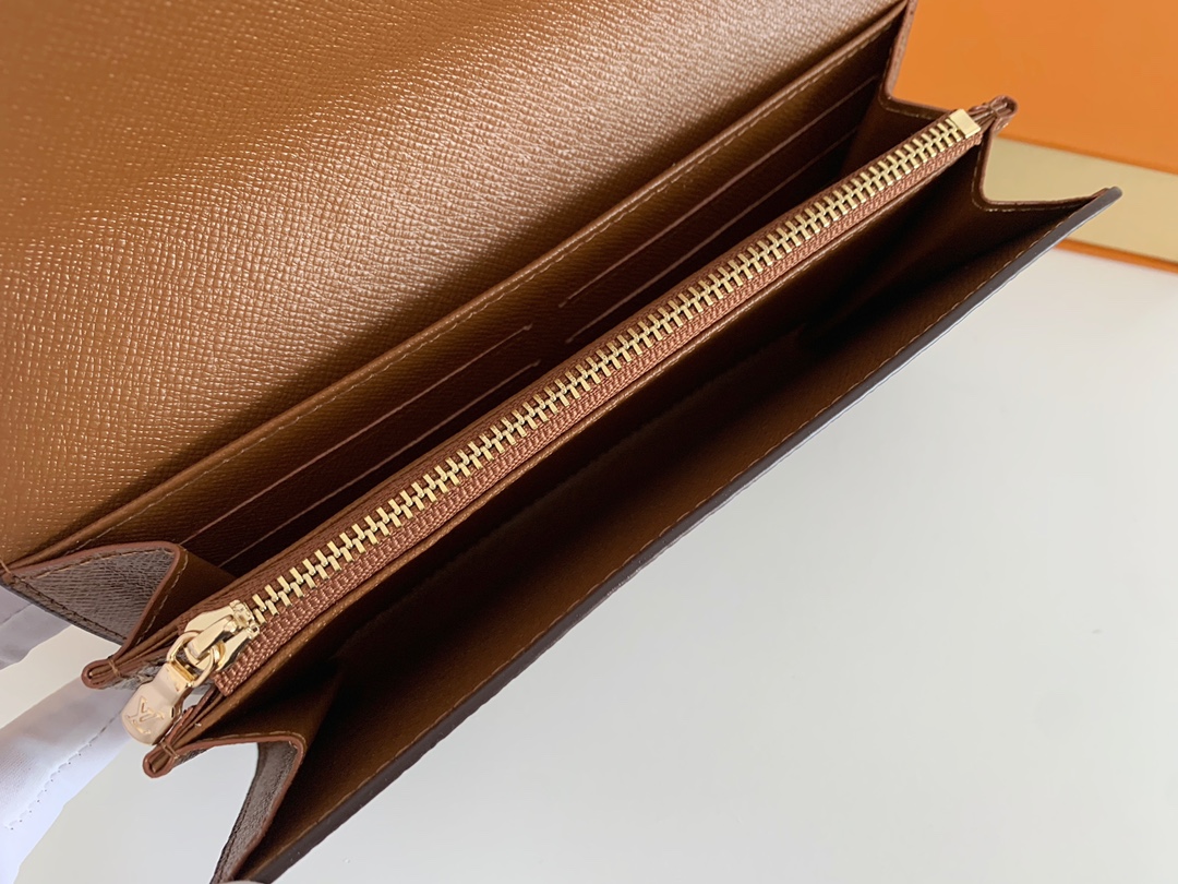 Louis Vuitton LV Monogram Portefeuille Sarah Long Wallet