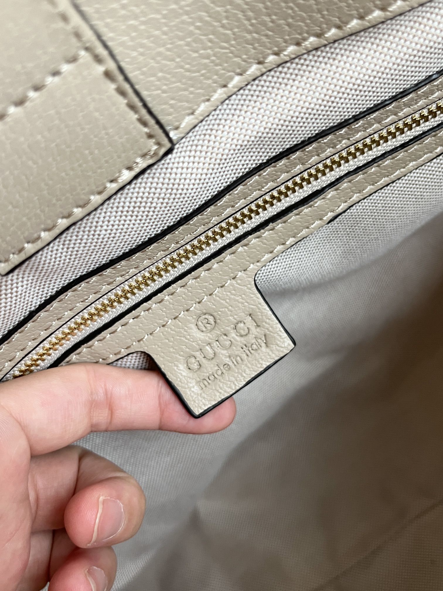 Gucci Ophidia medium tote bag Beige- Bag