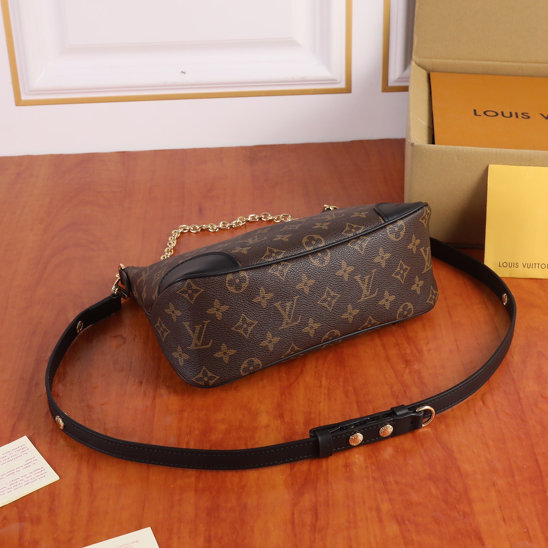 LOUIS VUITTON LV Monogram Boulogne NM Black - Bag
