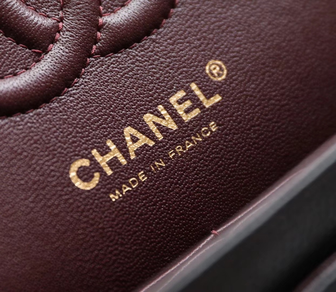 Chanel Classic Flag Bag Small Classic Double Flap Black Caviar Gold Hardware - Bag