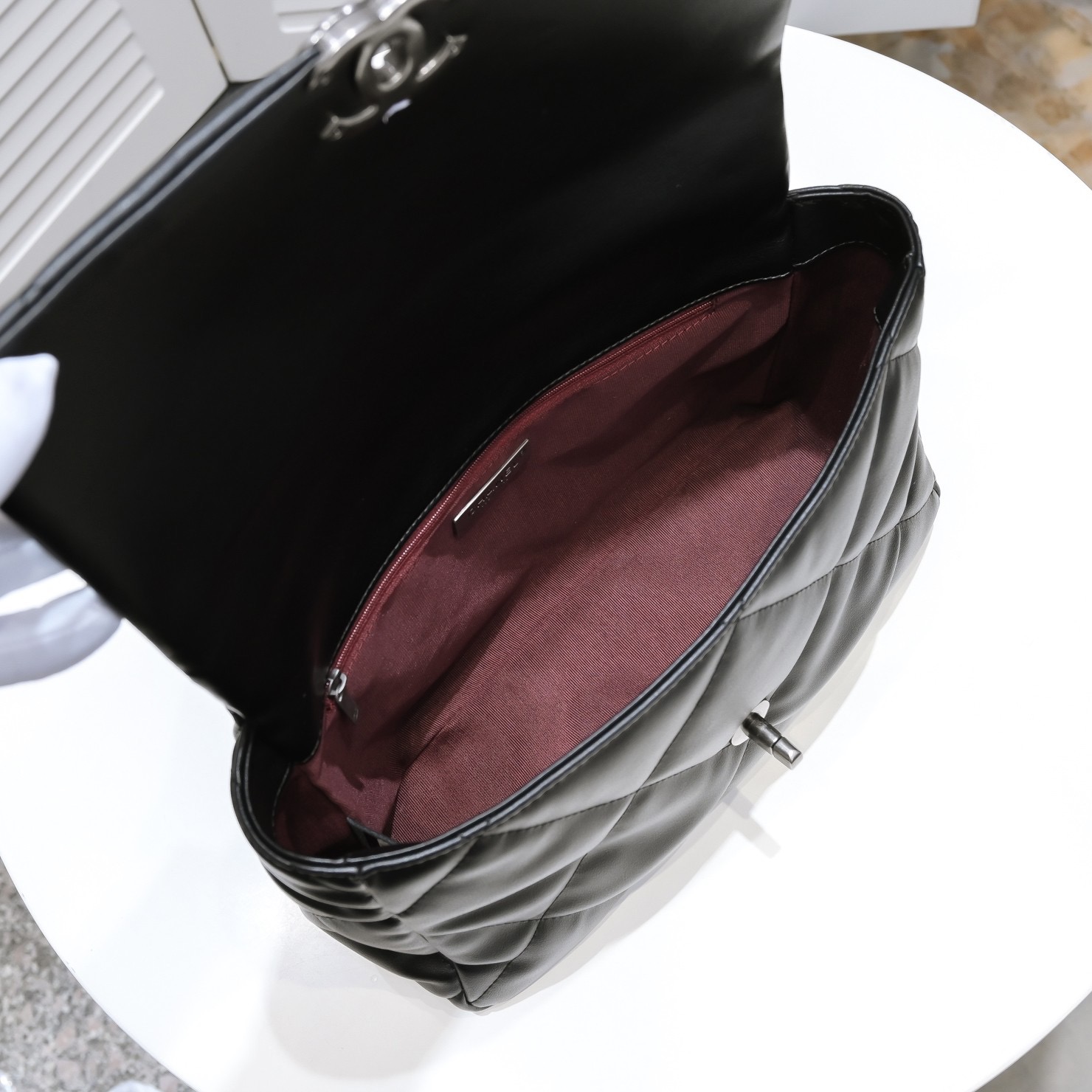 Chanel Calfskin Quilted Large Chanel 19 Flap Black - Bag