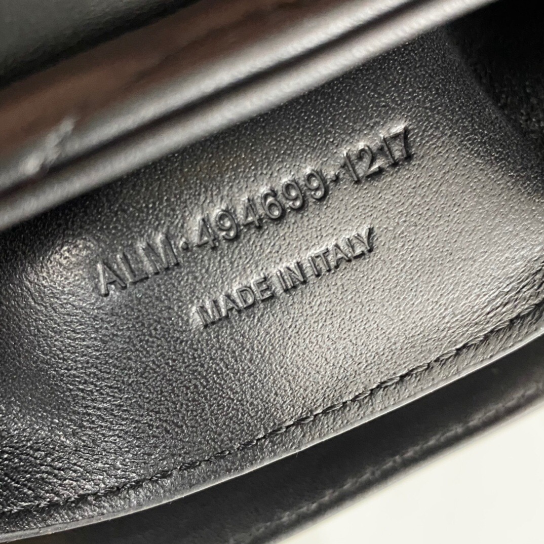 SAINT LAURENT Loulou Small Quilted Leather Shoulder Bag Black - Bag