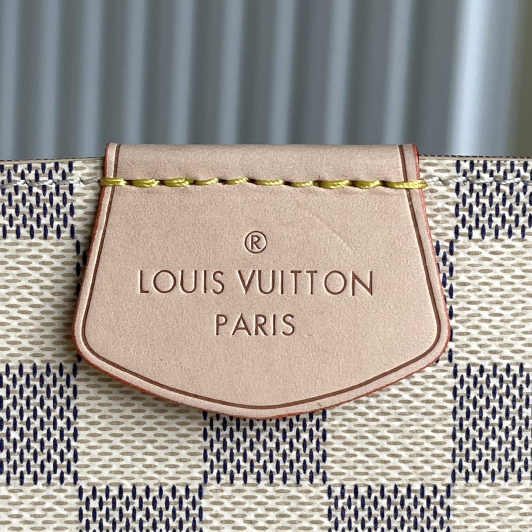 Louis Vuitton Graceful PM Damier Azur Canvas Shoulder Bag