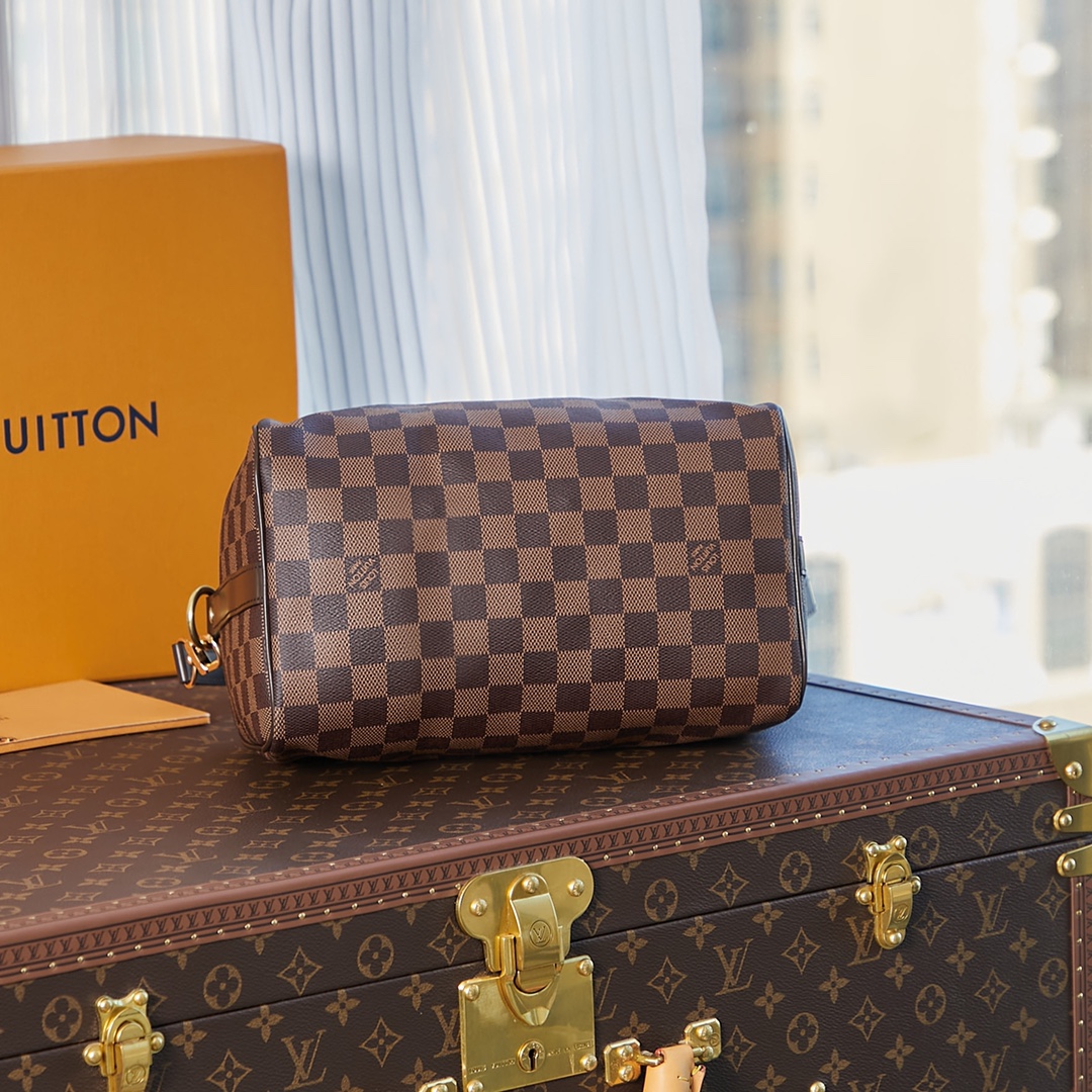 Louis Vuitton Speedy Bandoulière 25 Damier Ebene Women Handbag - Bag