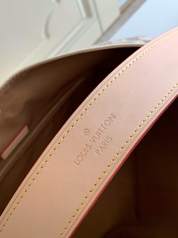 Louis Vuitton Graceful MM Damier Azur Canvas Shoulder Bag