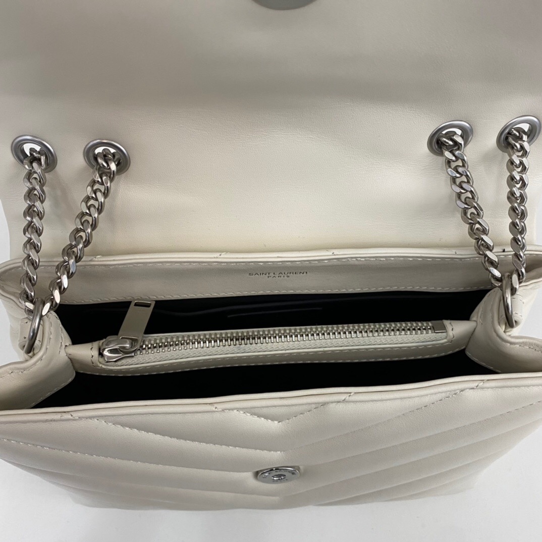 SAINT LAURENT Loulou Small Quilted Leather Shoulder Bag