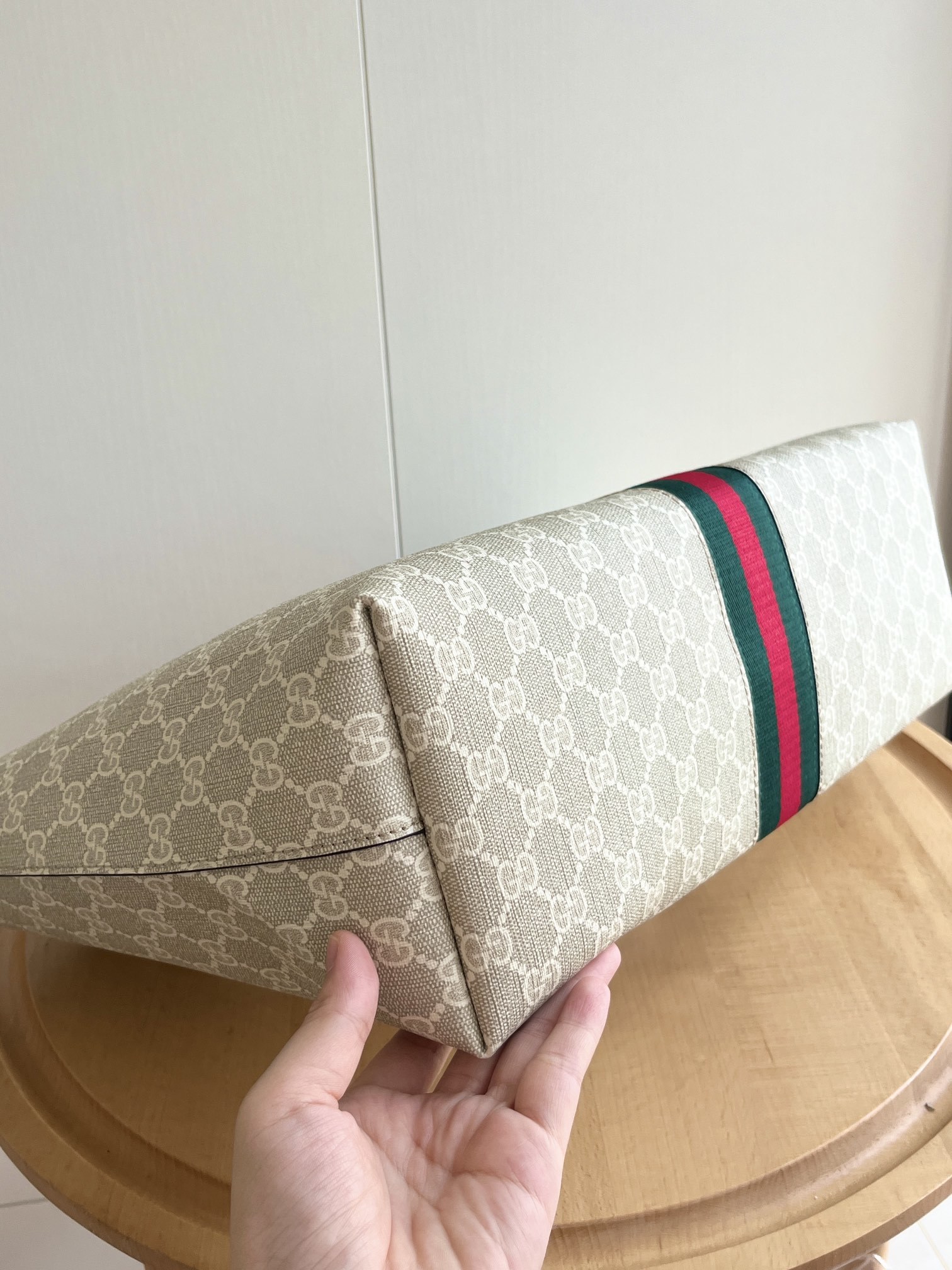 Gucci Ophidia medium tote bag Beige- Bag