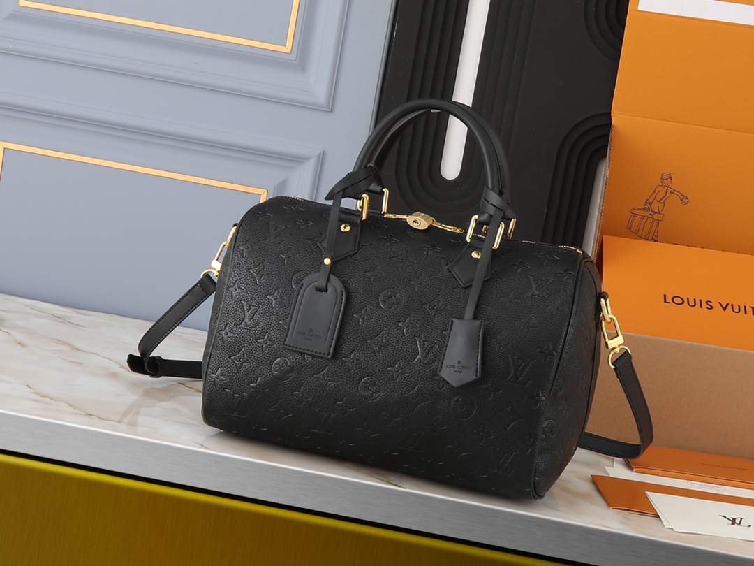 Louis Vuitton Speedy Soft 30 Bag-Black - Bag