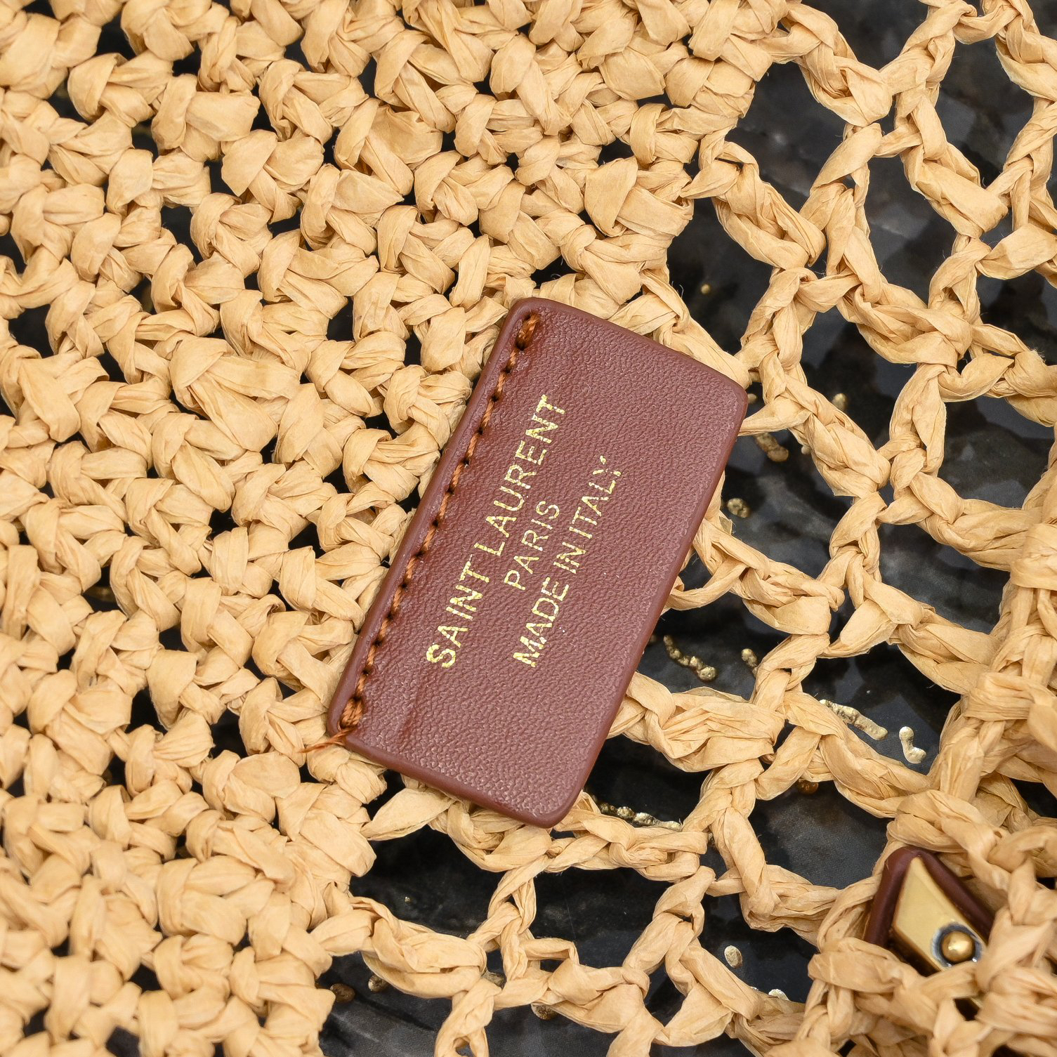 Saint Laurent Icare In Raffia - Bag