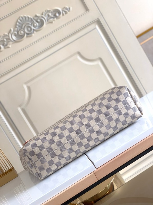 Louis Vuitton Graceful MM Damier Azur Canvas Shoulder Bag