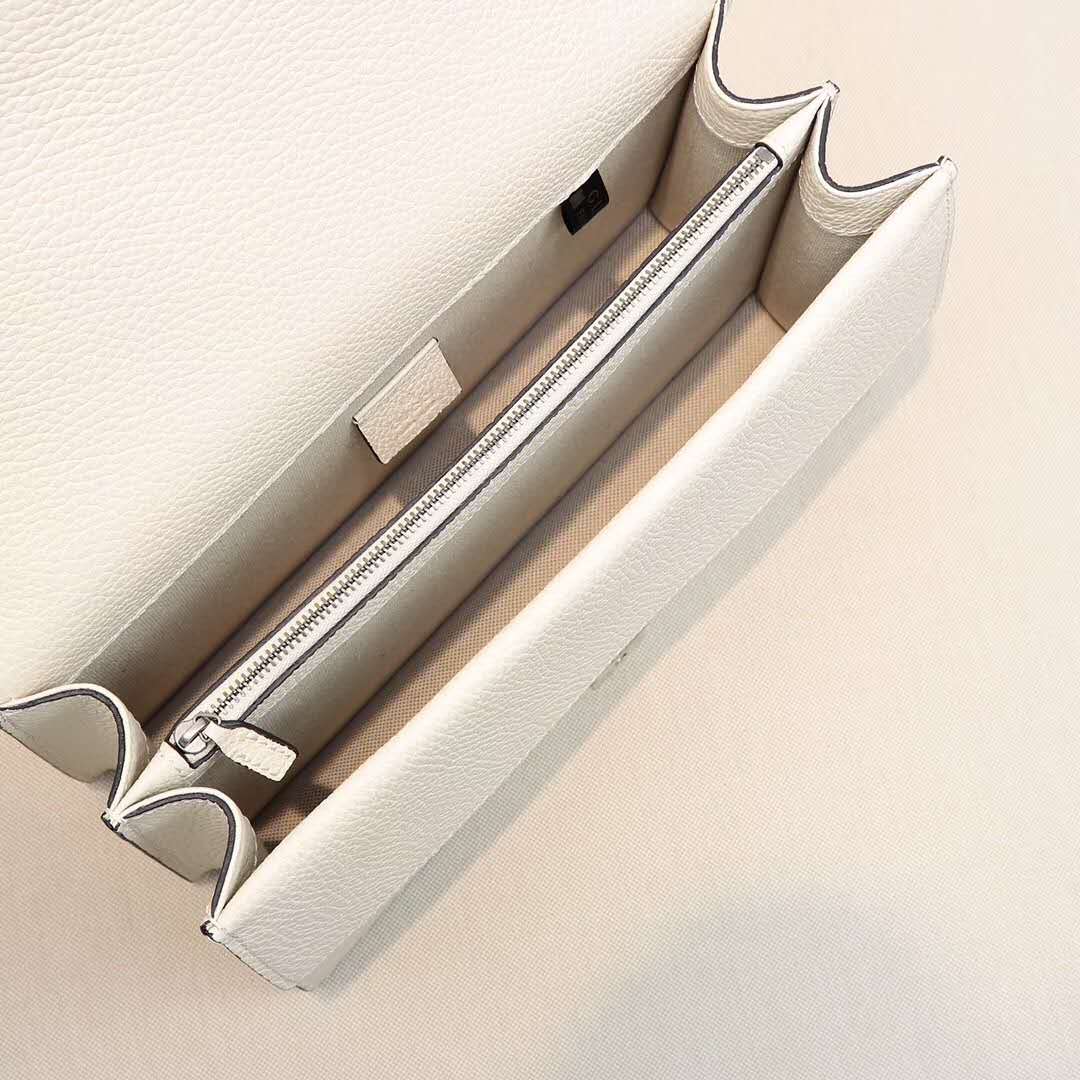 Gucci DIONYSUS White Leather Small Shoulder Bag