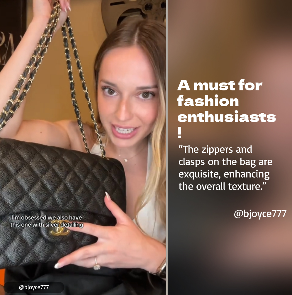 Chanel Classic Flag Bag Jumbo Classic Double Flap Bag Black Caviar Gold Hardware - Bag