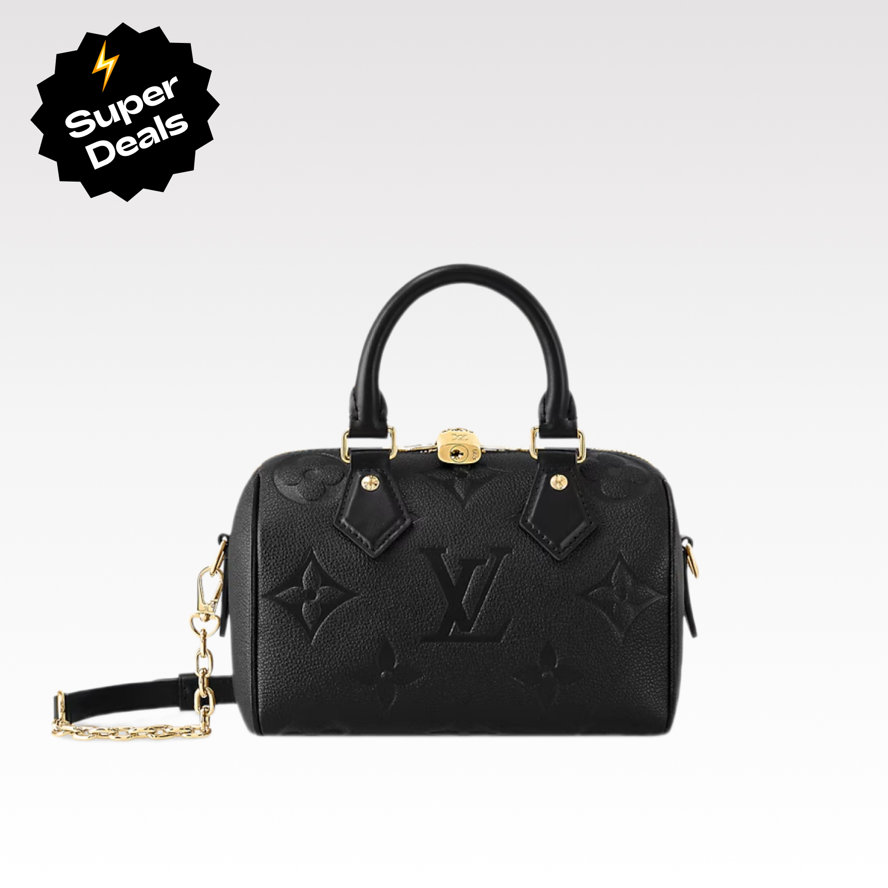 Louis Vuitton Speedy 20 Black Women Handbag - Bag